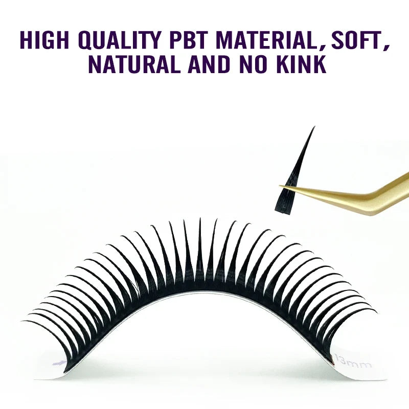 NATUHANA Wet Spike Lashes – Manga Wispy False Eyelashes False Eyelashes Qme