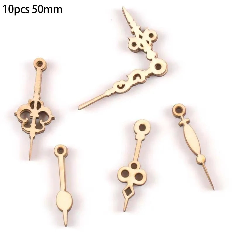 Wooden Clock Hands Mixed Pointer Craft Embellishments – 10pc Craft Embellishments Qme