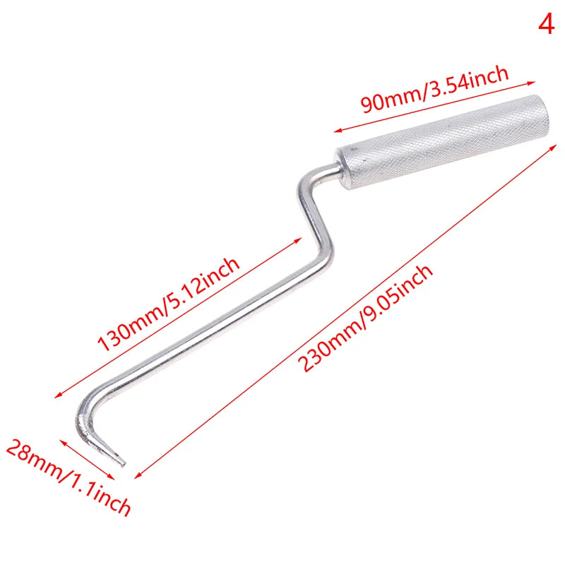 Rebar Tie Wire Twister Hook – Steel Bar Binding Hand Tool Wire Twister Hook Qst A4Z shape 230mm