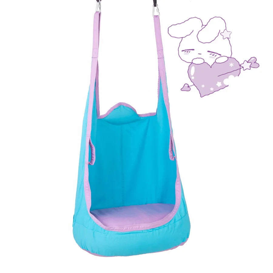 Pod Swing Chair Hammock Seat with Inflatable Pillow & Pockets Pod Swing Chair Qst