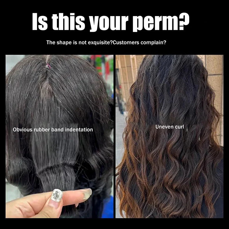 Silicone Perm Bands for Hair Rods – Heat Resistant & Traceless Perm Rod Bands Qme