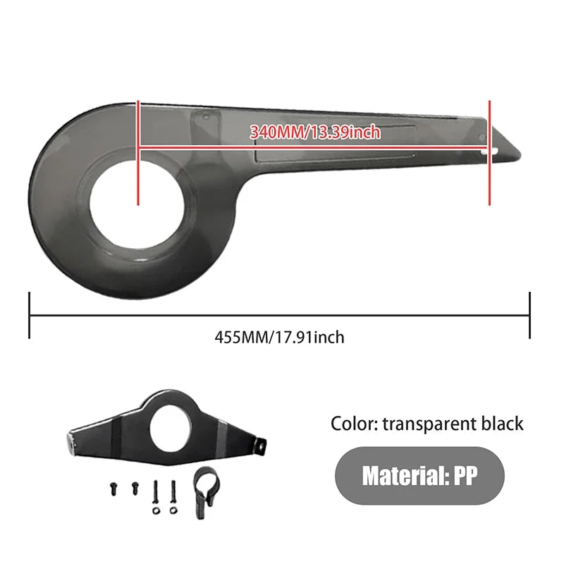 Kids Bike Chain Guard Cover 32-36 Teeth Universal Fit Bike Chain Guard Qme