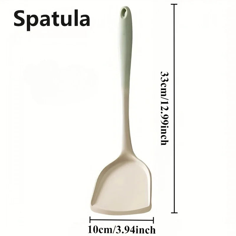 Non-Stick Safe Frying Pan Spatula | Dishwasher Safe & Ergonomic Kitchen Spatula Qme