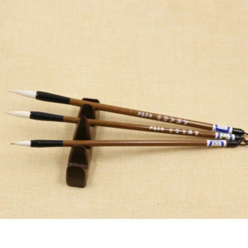 Calligraphy Practice Brush Set for Beginners – Wood Handle Calligraphy Brush Set Qme