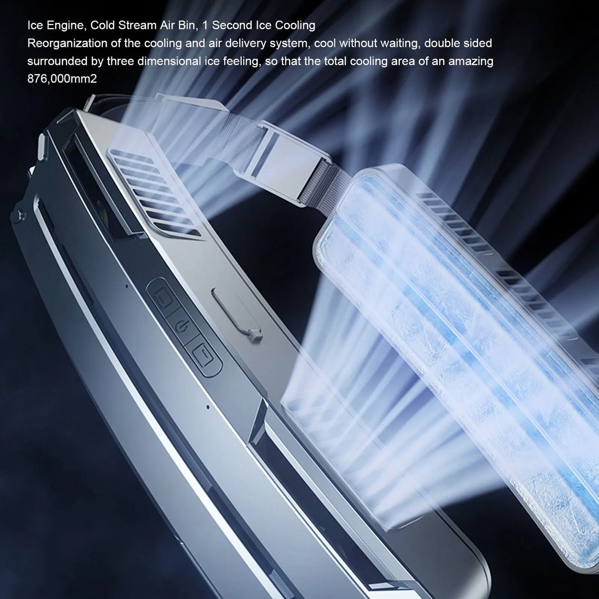 Wearable Waist Belt Fan – 3-Speed Hands-Free Cooling, 5000mAh Wearable Belt Fan Qst