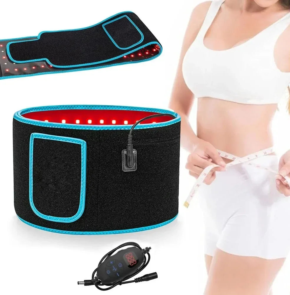 Infrared LED Light Therapy Belt 660nm 850nm Waist Wrap LED Light Therapy Belt Qst