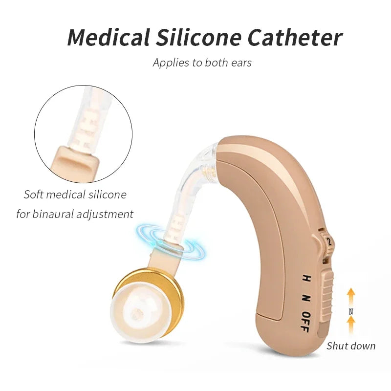 Rechargeable Hearing Amplifier – Adjustable Tone & Volume Hearing Amplifier Qst