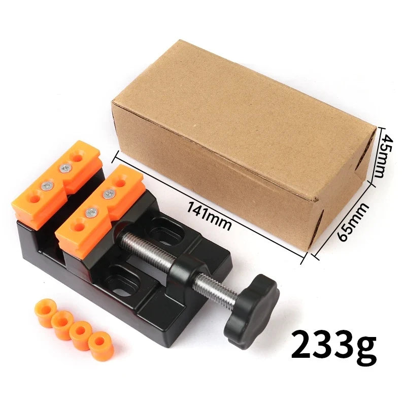 Universal Jaw Bench Clamp Mini Drill Press Vise – Aluminum Bench Clamp Vise Qme