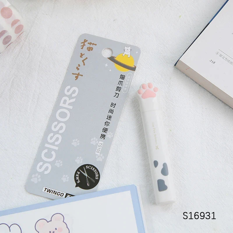 Stainless Steel Cat Paw Scissors – 4 Styles | Portable Craft Scissors Qme WH