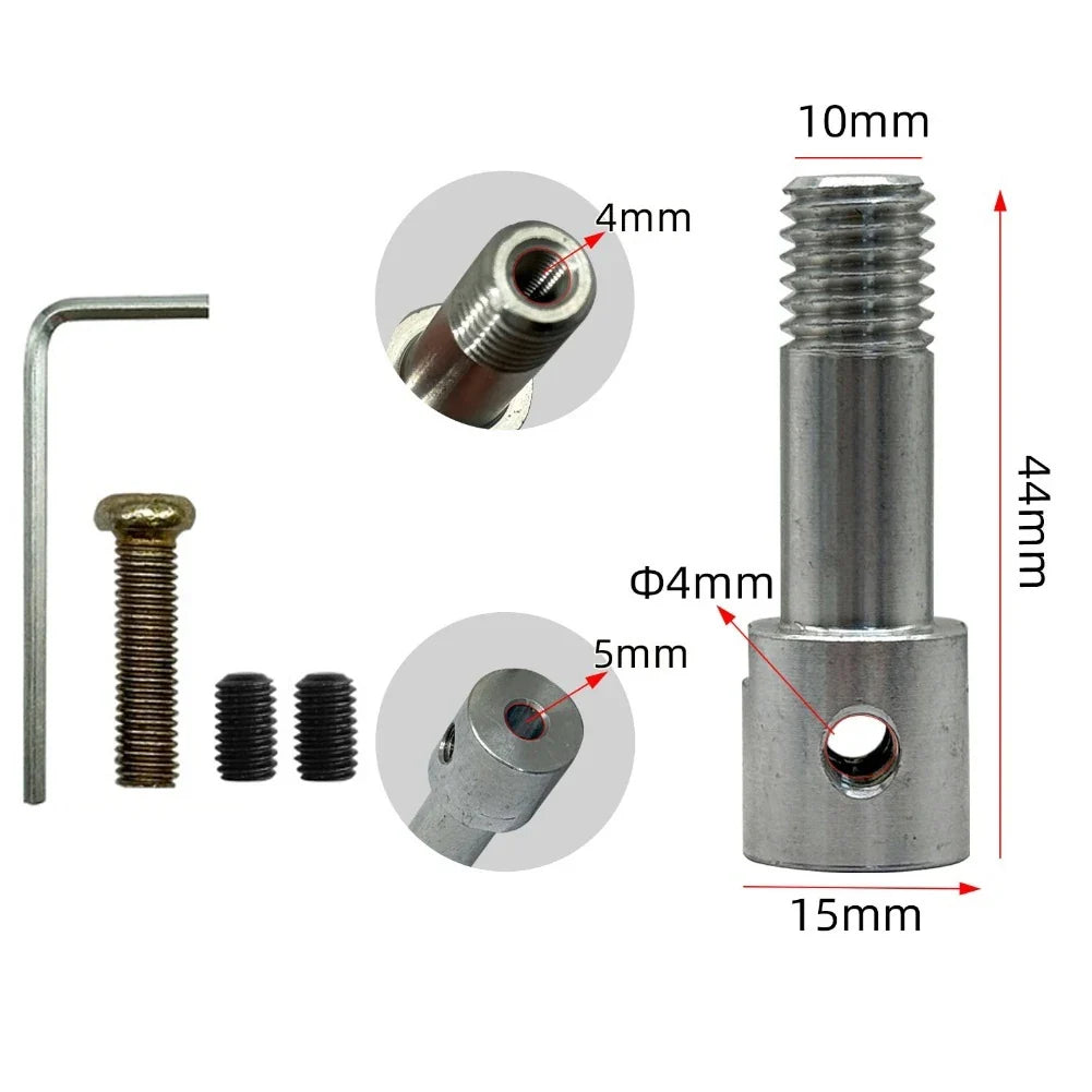 775 Motor Output Shaft Replacement – M10 x 1.5 Thread, 44mm Motor Replacement Part Qme Default Title