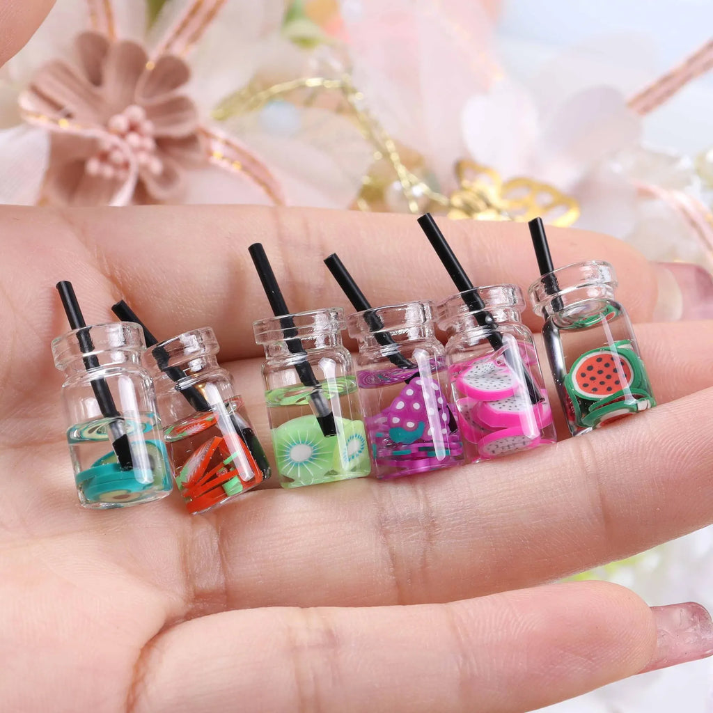 Fruit Slice Drink Bottle Resin Charms – DIY Jewelry Making DIY Resin Charm Qme