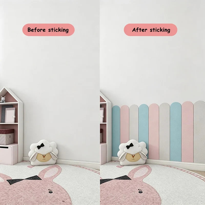 20-Piece Two-Color Self-Adhesive Wall Stickers | Thickened PVC Wall Stickers Qme