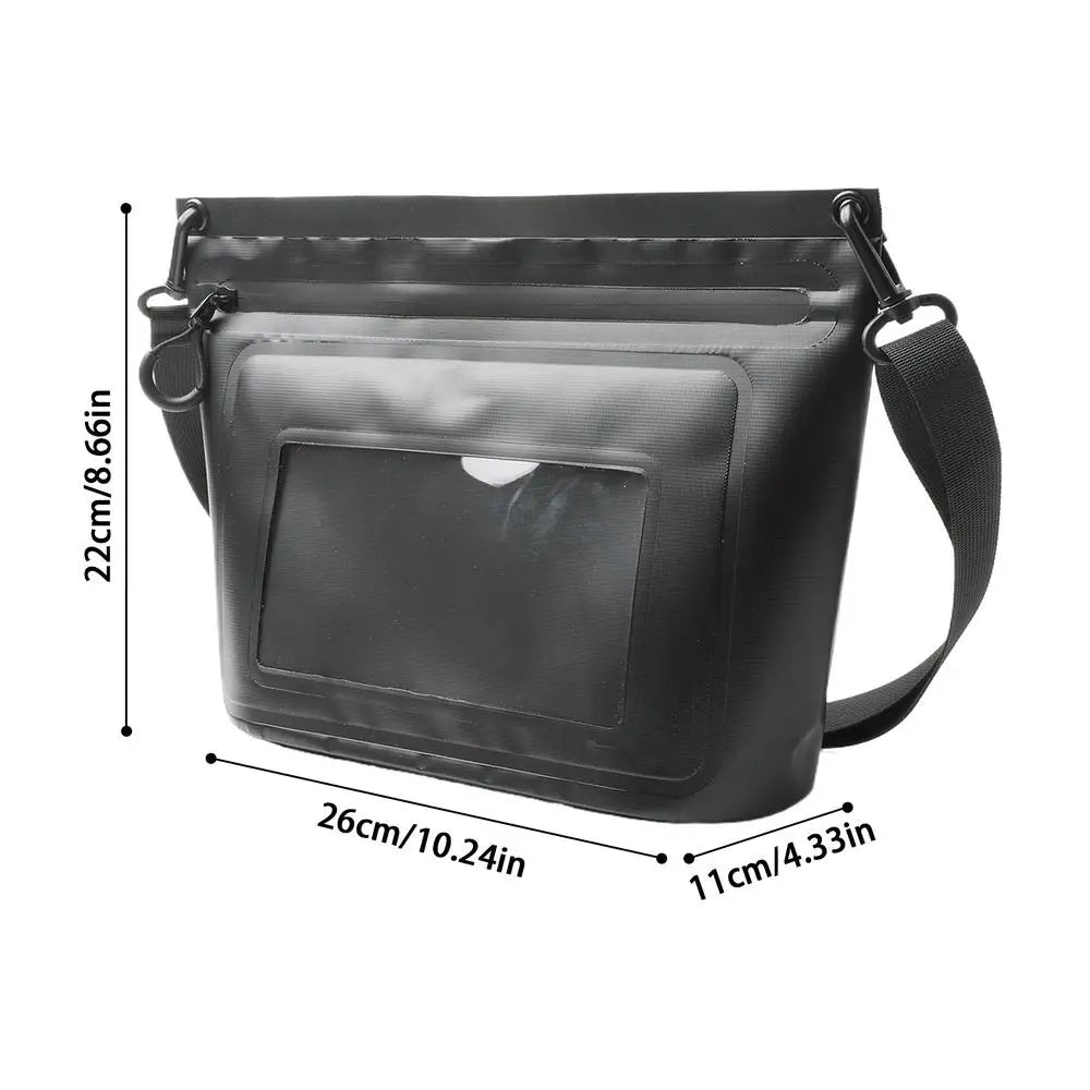 Waterproof Phone Pouch Dry Bag – Diving, Swimming & Outdoor Waterproof Phone Pouch Qme Black