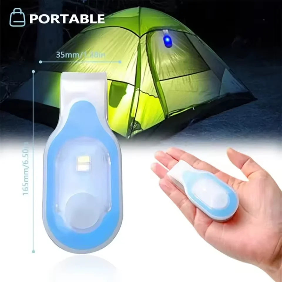 Magnetic Clip LED Safety Light – Hands-Free Keychain Night Light LED Safety Clip Light Qst