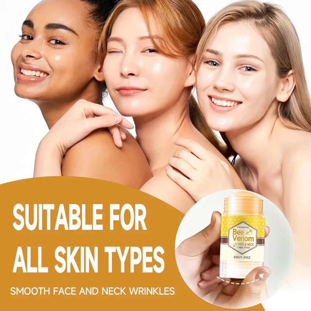 YOUNGCOME Bee Venom Face & Neck Moisturizing Cream Stick Neck Moisturizing Cream Qst