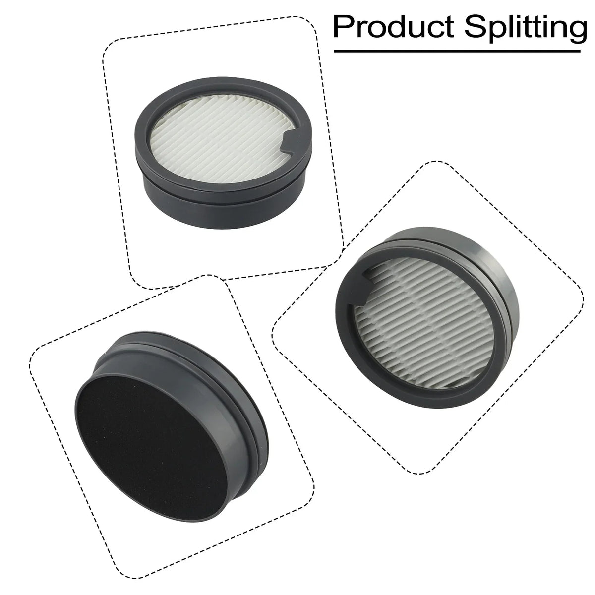 Replacement Filter for M1 M1 2S M13 Cordless Vacuum Vacuum Filter Qme
