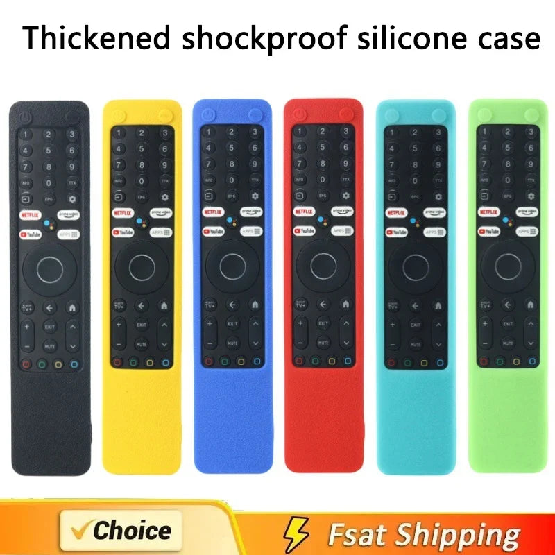 Xiaomi XMRM-ML Silicone TV Remote Cover | Anti-Drop Case Remote Control Cover Qme