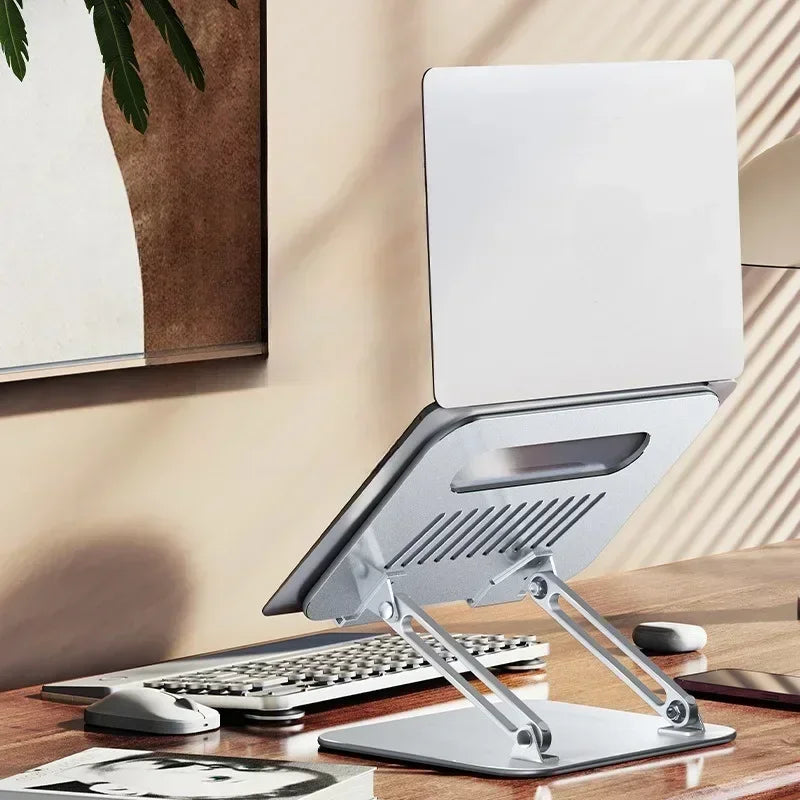 Aluminum Laptop Stand with Phone & Tablet Holder Laptop & Device Stand Qme