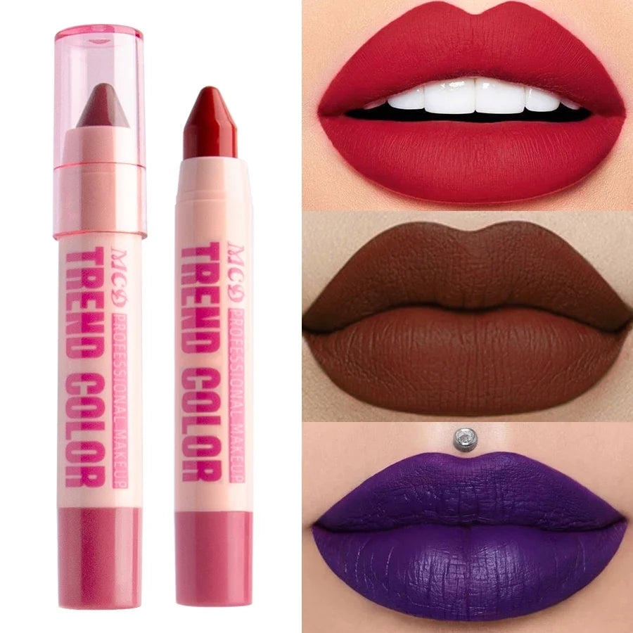 Qme Waterproof Moisturizing Lipliner Pen – 12 Shades Waterproof Lip Liner Qme