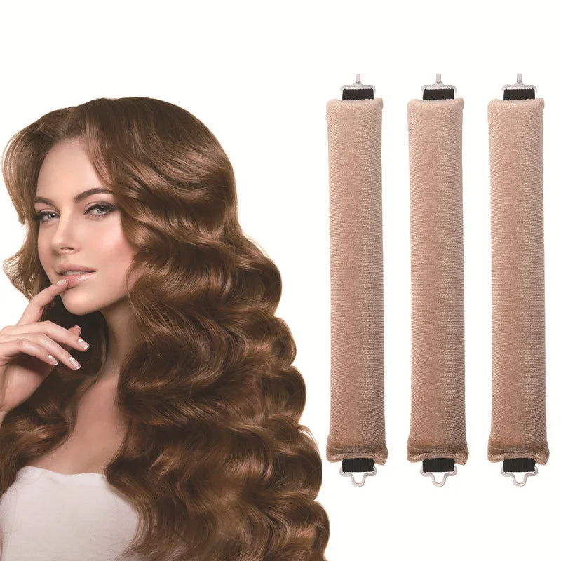 Heatless Hair Curler Foam Roller – Overnight No-Heat Curls Heatless Hair Curler Qme