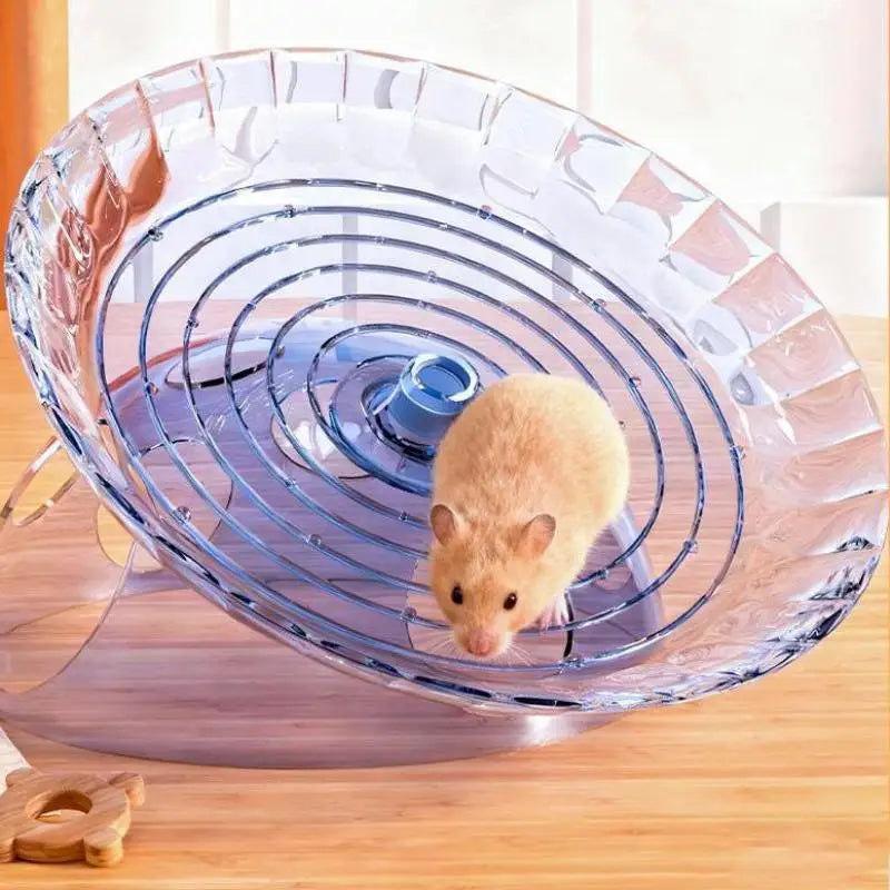 Hamster Frisbee Running Wheel Toy – Small Pet Exercise Disc Small Pet Toy Qme