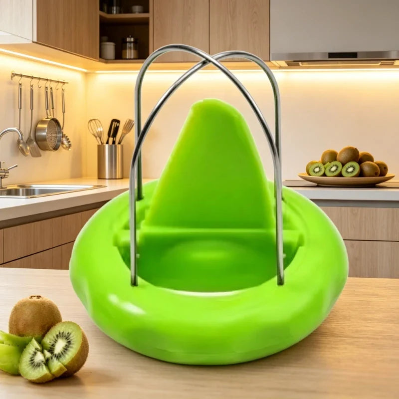 Stainless Steel Kiwi Peeler & Fruit Splitting Tool – 3 Colors Fruit Peeler Tool Qme
