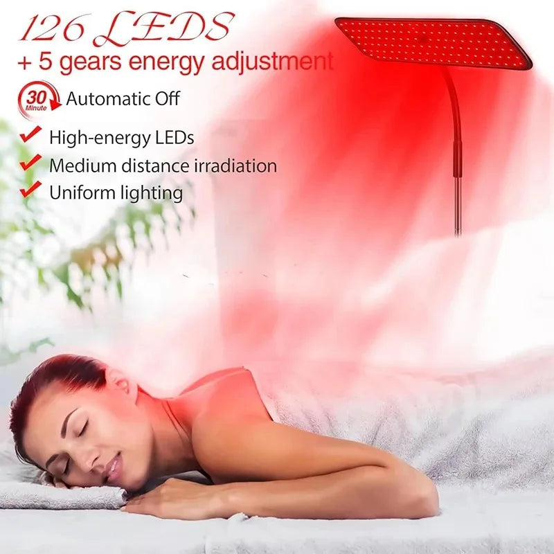 25W Red Light Therapy Panel 660nm 850nm with Adjustable Stand Red Light Therapy Panel Qst