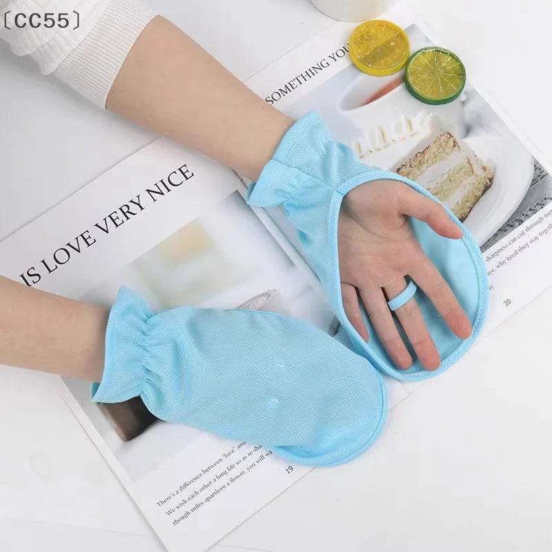 Women's UPF 50+ Open-Finger Sun Protection Driving Gloves Sun Protection Gloves Qst