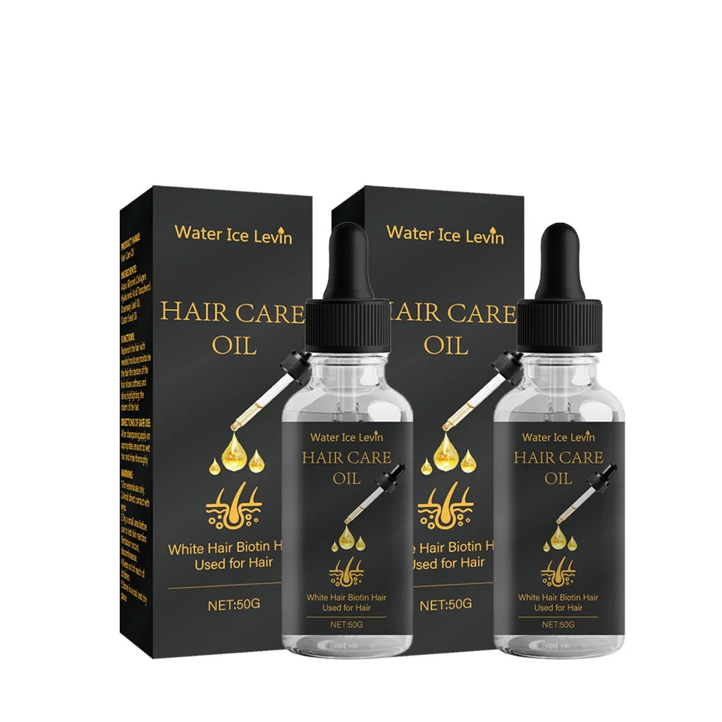 Biotin Hair Care Oil – Rosemary, Castor & Collagen Blend Hair Care Oil Qme Gold 30ml
