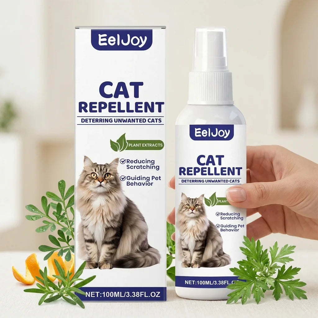 Cat Repellent Spray – Furniture & Plant Scratch Deterrent Cat Repellent Spray Qme