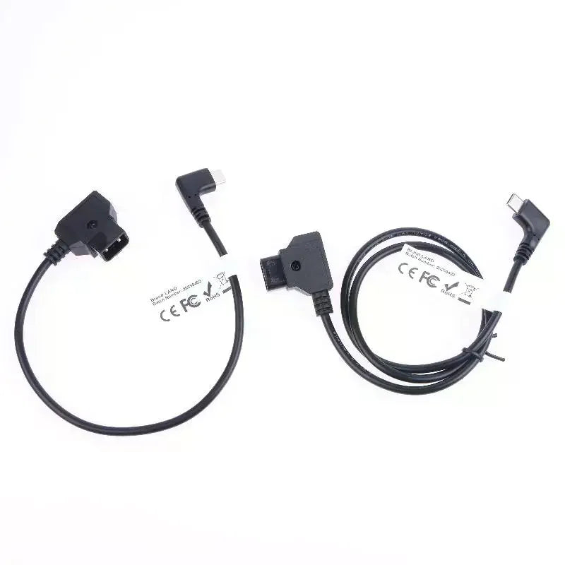 D-Tap to USB-C Power Cable for LED Panels & Battery Supply Power Charging Cable Qme