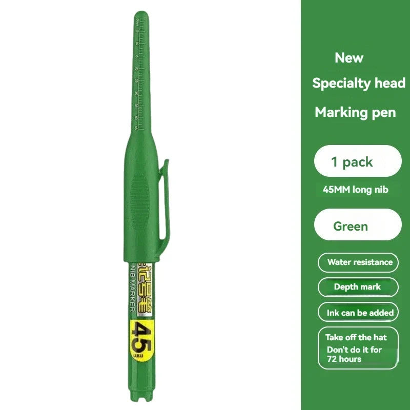 Waterproof Deep Hole Marker Pens – 45mm Long Nib