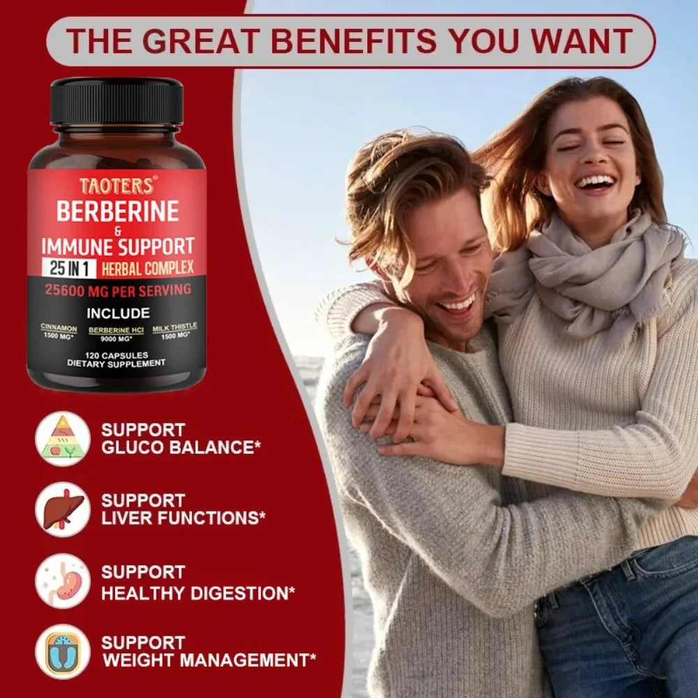 Ceylon Cinnamon & Berberine Capsules – Heart, Gut & Immune Herbal Supplement Qst