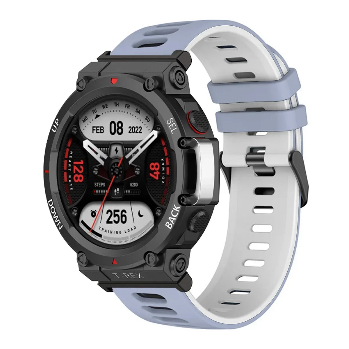 Silicone Sport Watch Band for Amazfit T-Rex 3/2/Pro – 17 Colors Silicone Watch Band Qme PuW Amazfit T-Rex 3
