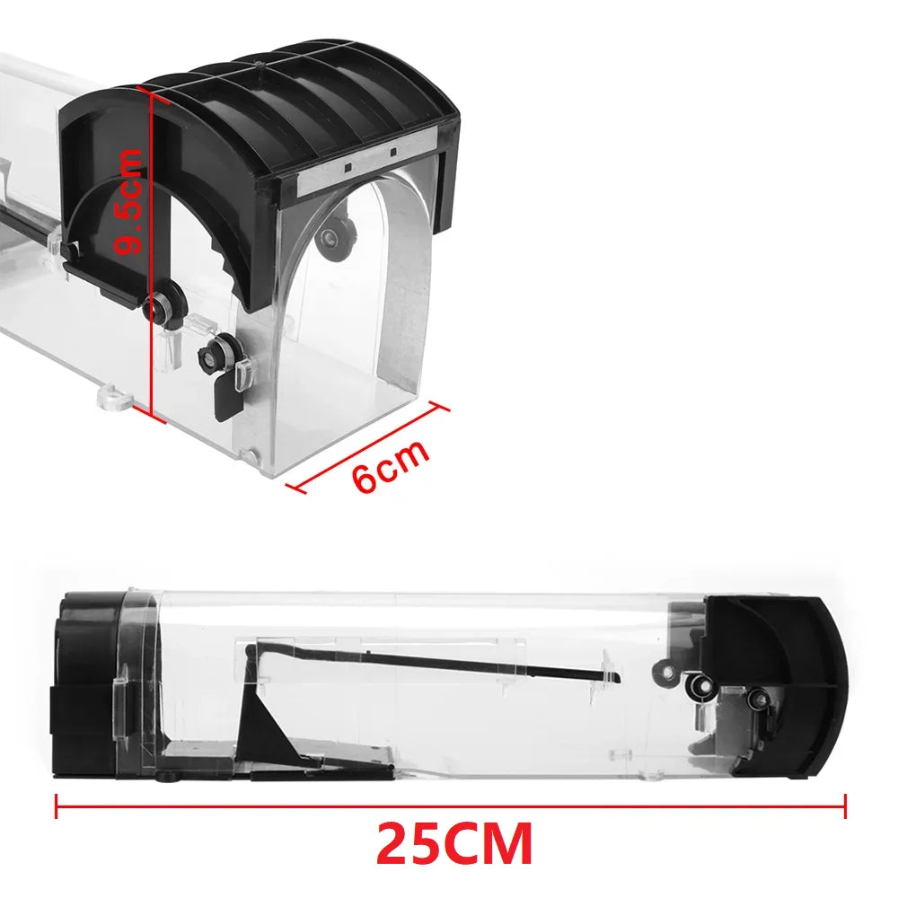 Humane Reusable Mouse Trap – Self-Locking Rodent Catcher Humane Mouse Trap Qst
