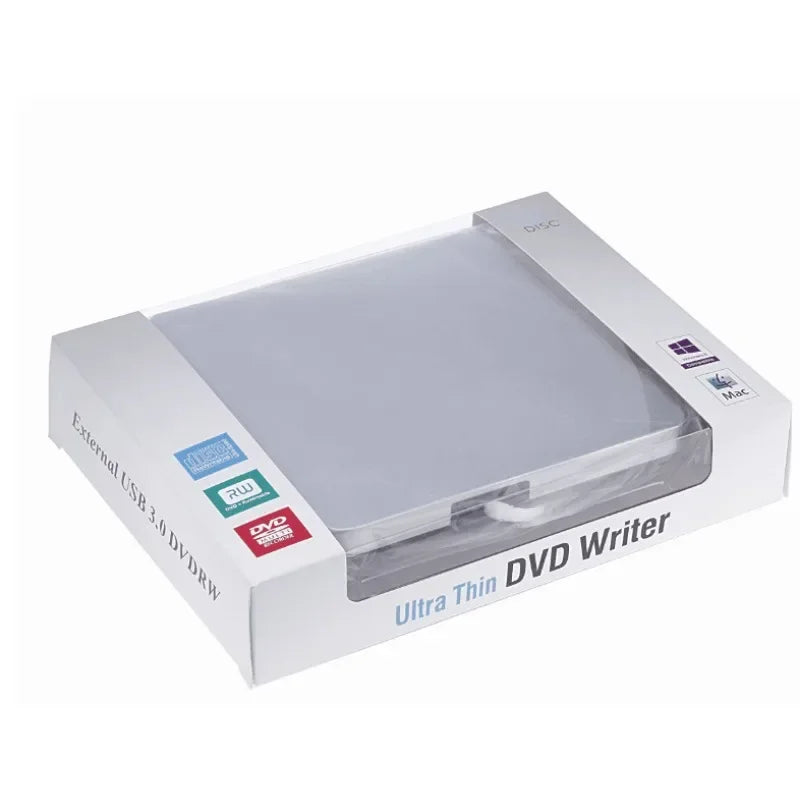 USB External Slot DVD CD Drive Burner for MacBook Air External Optical Drive Qme