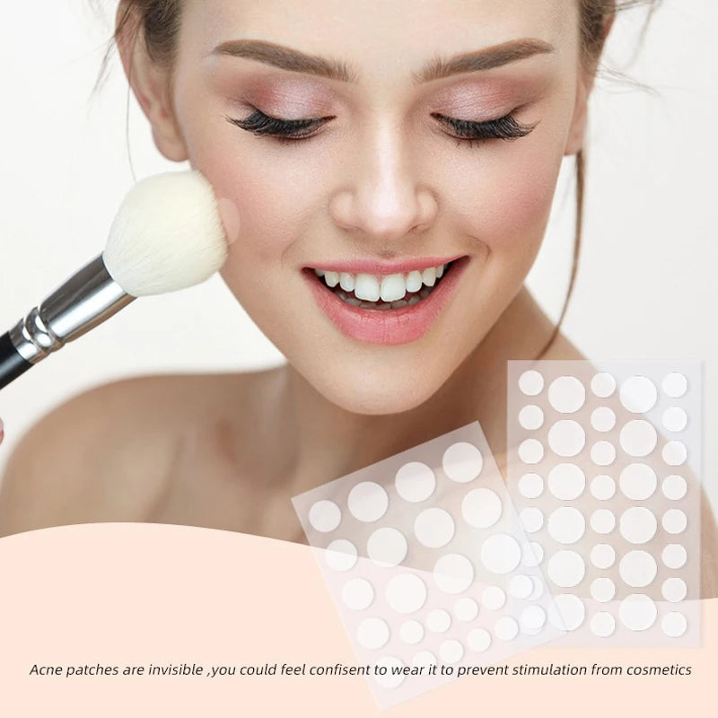 Hydrocolloid Acne Patches – Invisible Round Spot Stickers 24/36pc Acne Patch Qst