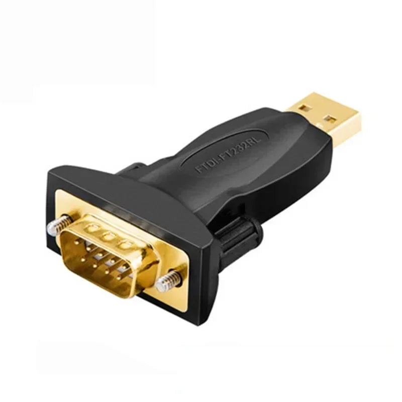 USB to DB9 RS232 Serial Adapter Gold Plated – FTDI PL2303 USB Serial Adapter Qme FTDI Male 50mm