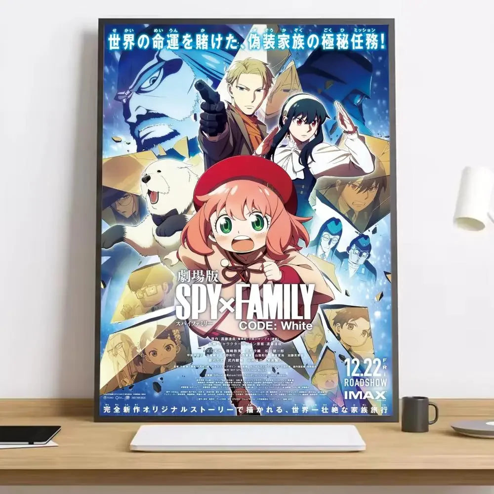 Spy x Family Anya HD Canvas Poster – Anime Wall Art Decor Anime Canvas Poster Qst