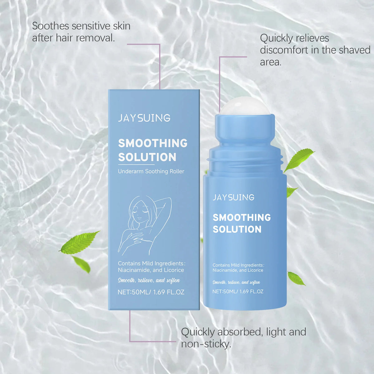 50ml After-Shave Soothing Roller – Centella Pore Care After-Shave Roller Qst