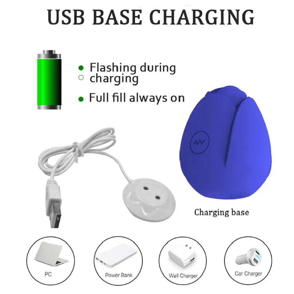 USB Magnetic Charging Adapter Fast Charge Dock for Rose Toy Magnetic USB Charger Qme