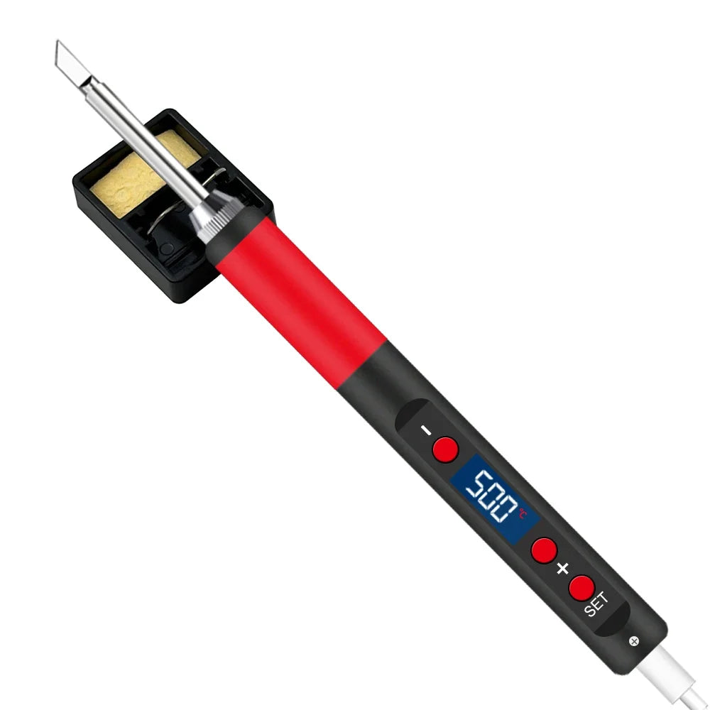 T12 T65 Digital USB Soldering Iron Mini Smart Cordless Tool USB Soldering Iron Qme