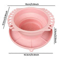 3-in-1 Silicone Makeup Brush Cleaner Bowl & Holder | Qme Makeup Brush Cleaner Qme Pink