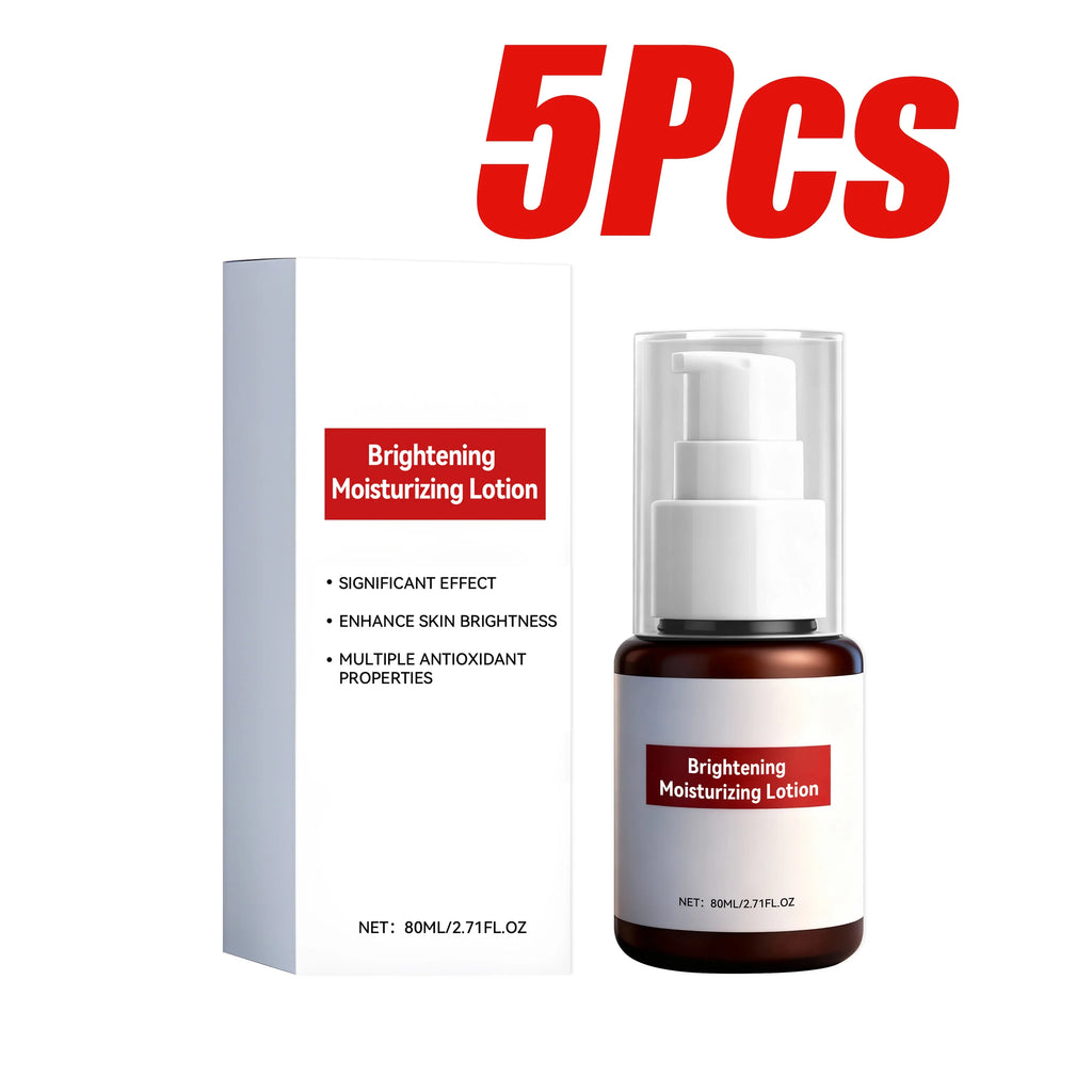 Brightening Vitamin E Moisturizing Lotion – Glow-Boosting Cream Brightening Face Lotion Qme 5 x 80ml Boxed