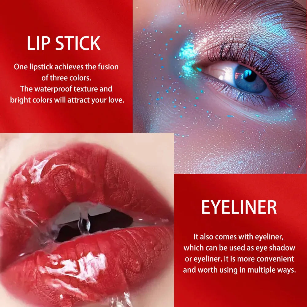 One-Stroke Lip & Eye Color Stick – 24-Hour Smudge-Proof Lip & Eye Stick Qst