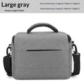 Lightweight Water-Resistant Camera Bag | Shockproof Padded Camera Bag Qme L Gray