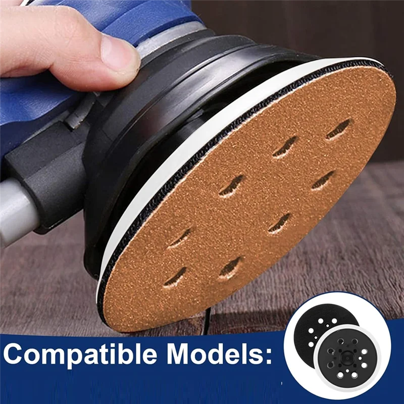 125mm Backing Pad Sanding Discs for Bosch PEX 300 AE 400 AE Sander Backing Pad Qme