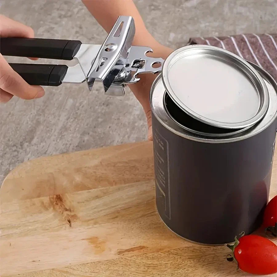 Stainless Steel Multifunctional Manual Can & Bottle Opener Manual Can Opener Qme