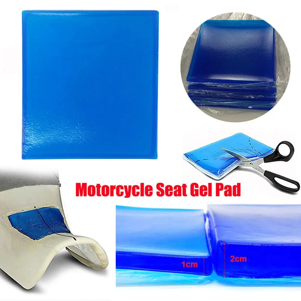 Motorcycle Seat Gel Pad Cushion Mat for Scooter & Motorbike Motorcycle Seat Pad Qme