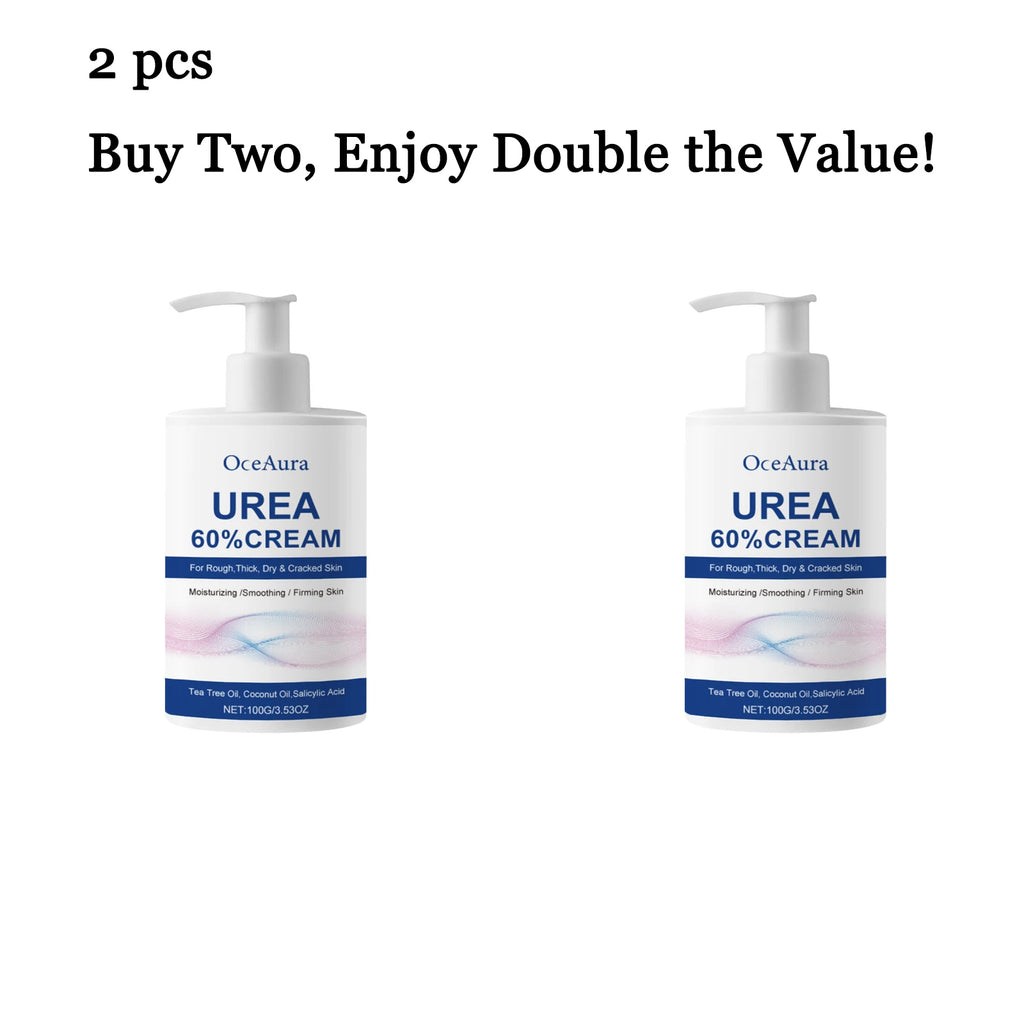 OceAura 100g Foot Care Cream – Moisturizing & Smoothing Foot Cream Qst 2 pcs